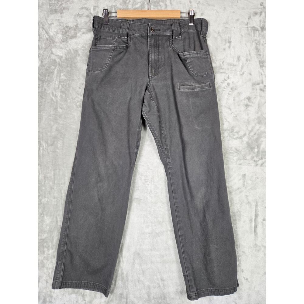 Noble Outfitters Pants Mens 33x32 Grey Stetch Canvas Utility Workwear